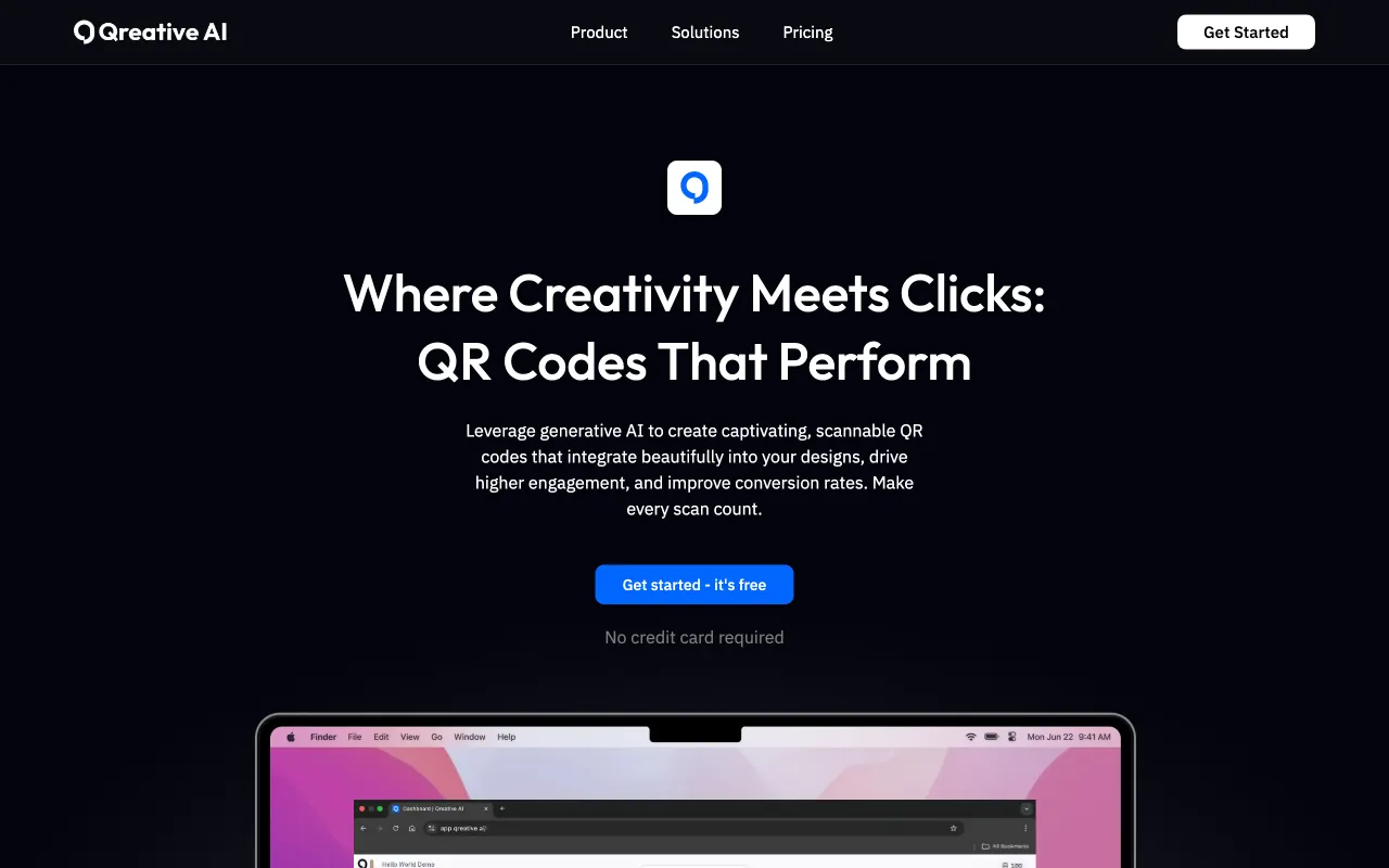 Qreative AI — preview screenshot