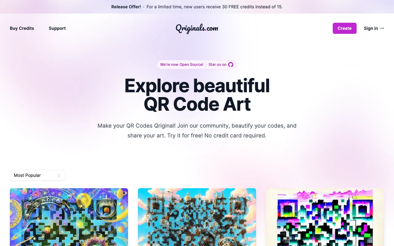 Qriginals — preview screenshot