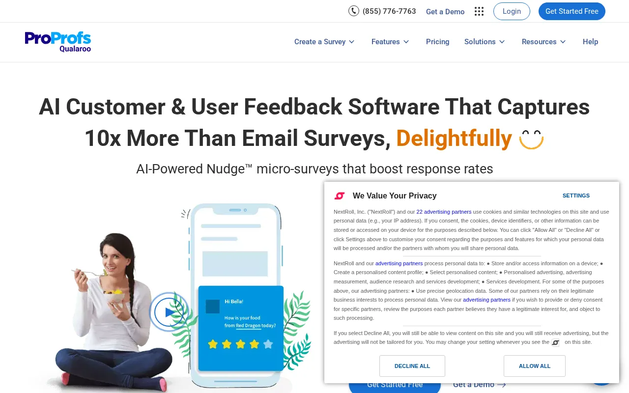 Qualaroo — preview screenshot