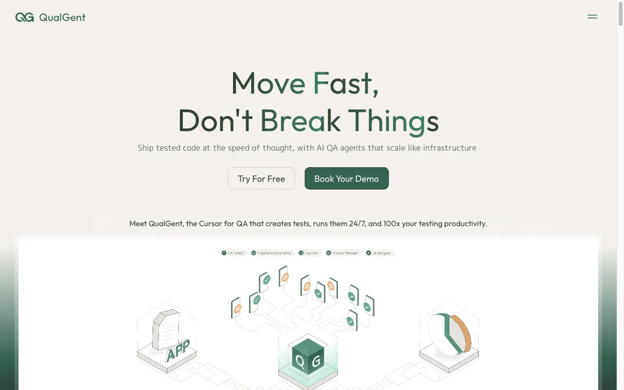 QualGent — preview screenshot