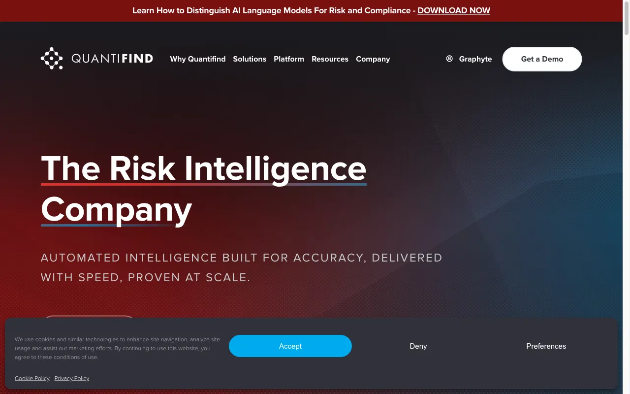 quantifind.com — preview screenshot