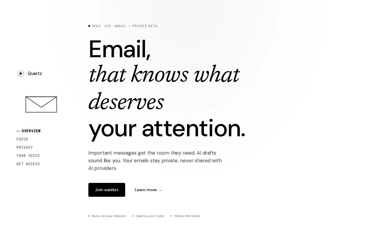 Quartz — preview screenshot