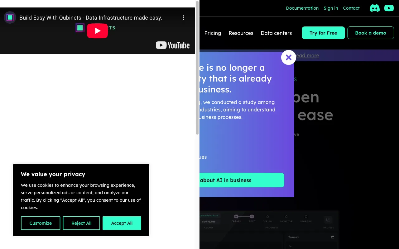 Qubinets — preview screenshot