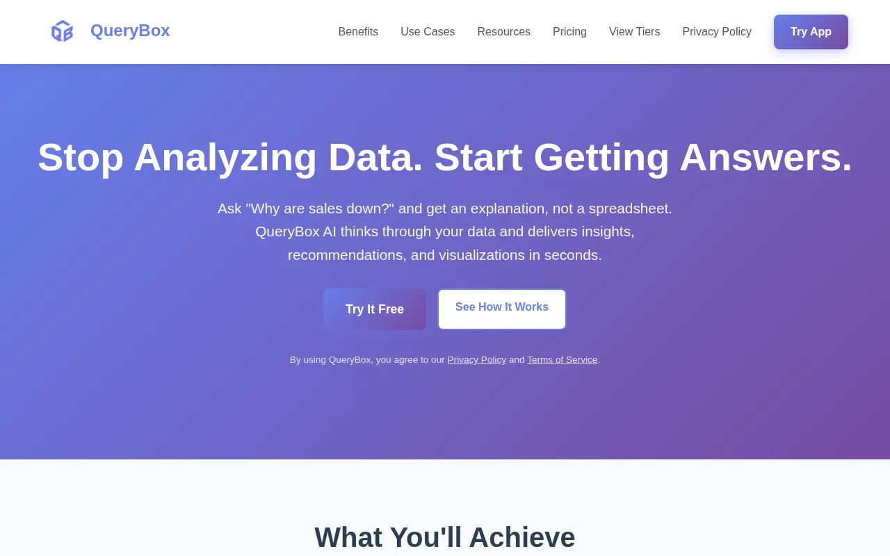 QueryBox — preview screenshot