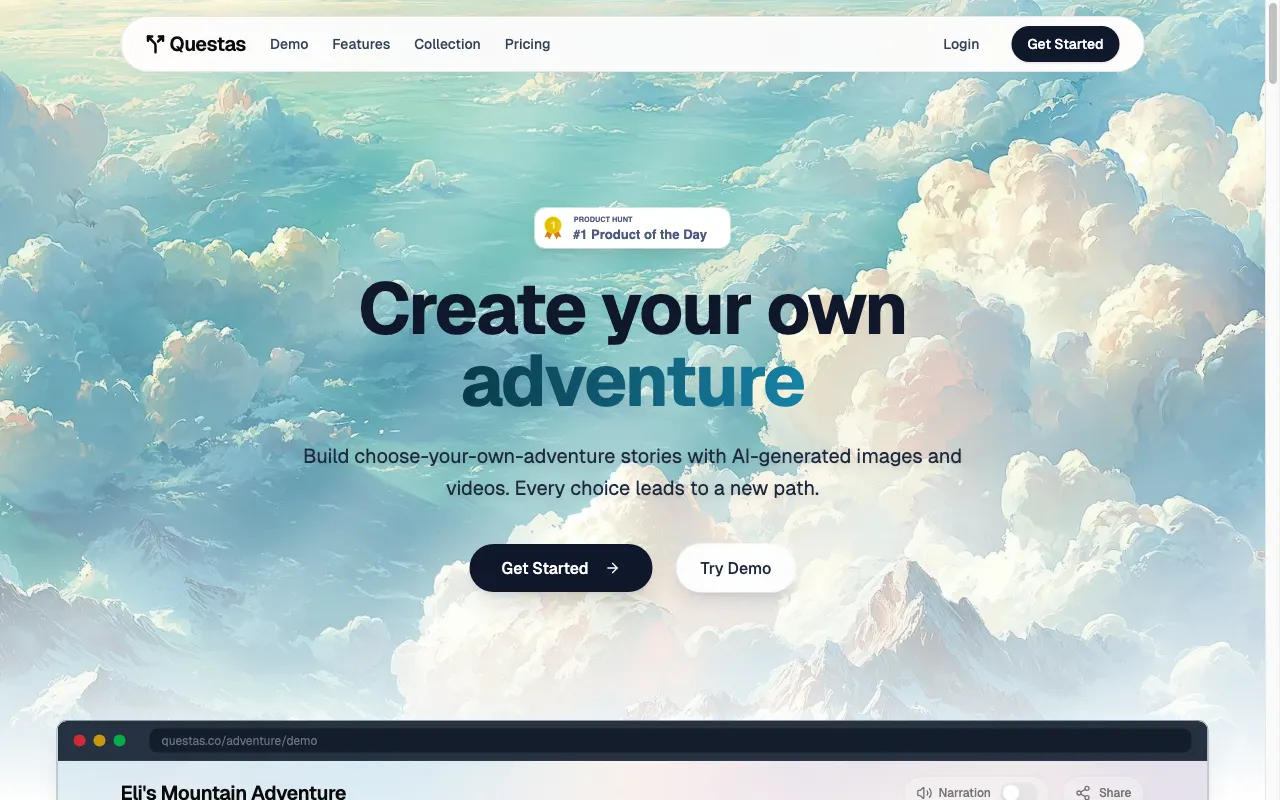Questas — preview screenshot