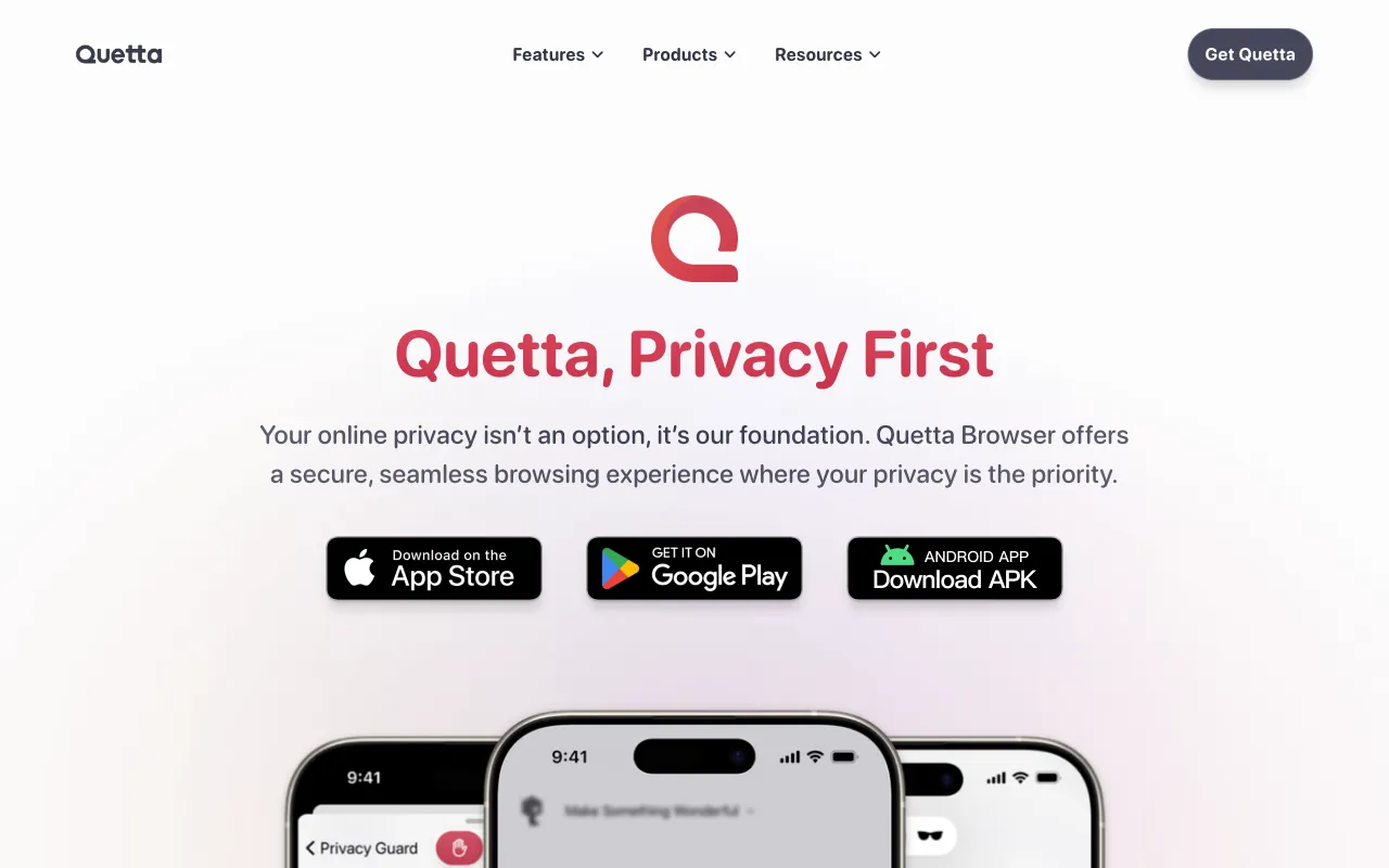 Quetta Browser — preview screenshot