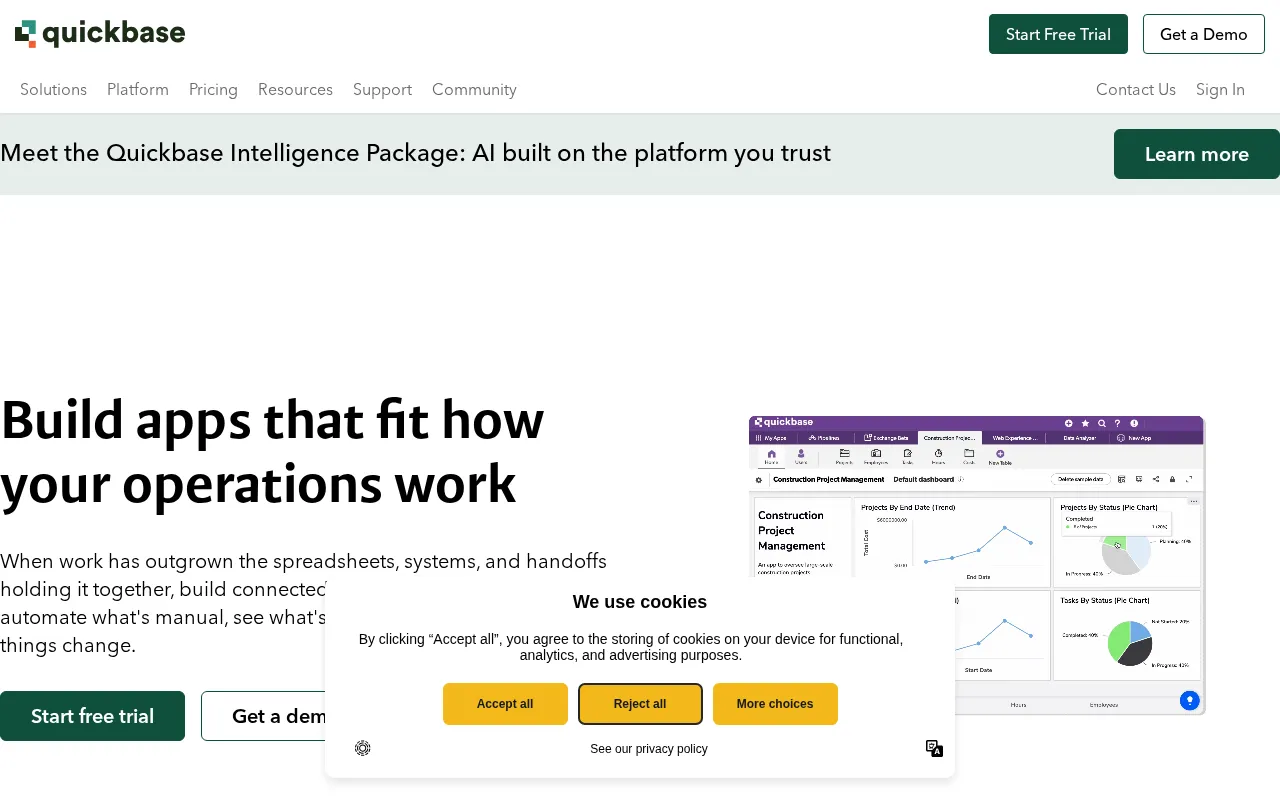 Quickbase — preview screenshot