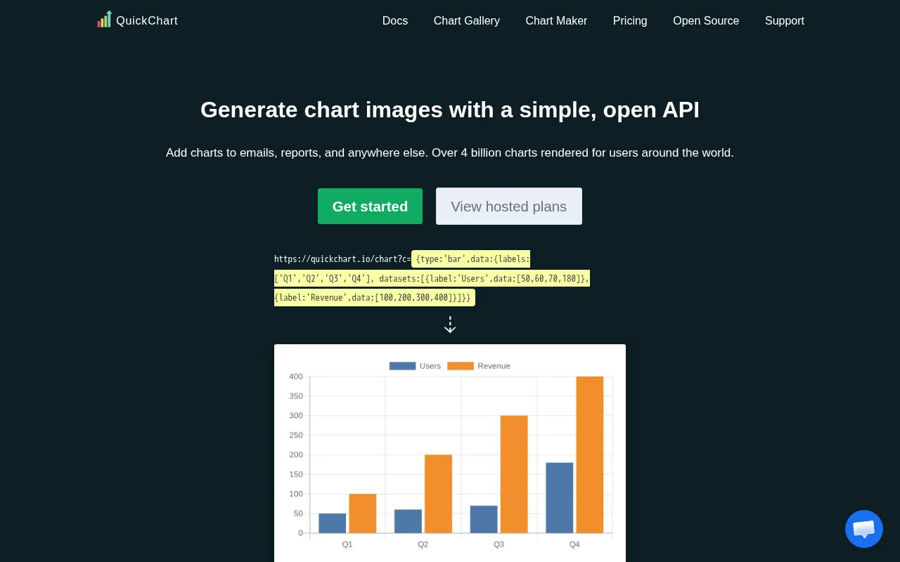 Quickchart — preview screenshot