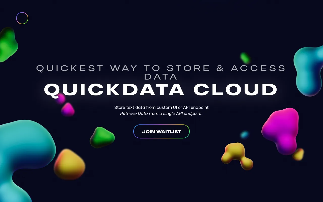 QuickData Cloud — preview screenshot