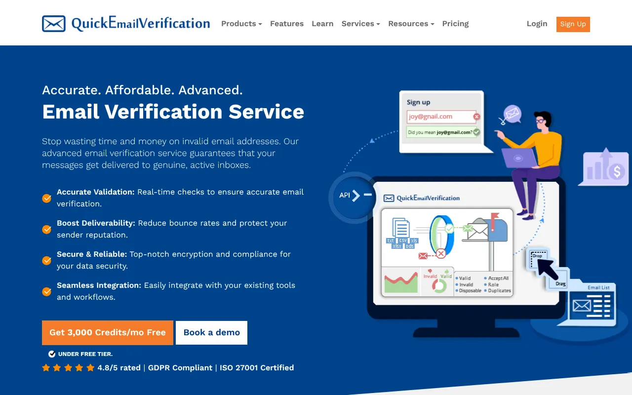 Quickemailverification — preview screenshot