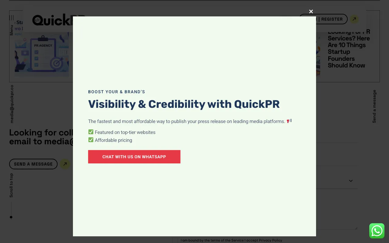 QuickPR — preview screenshot