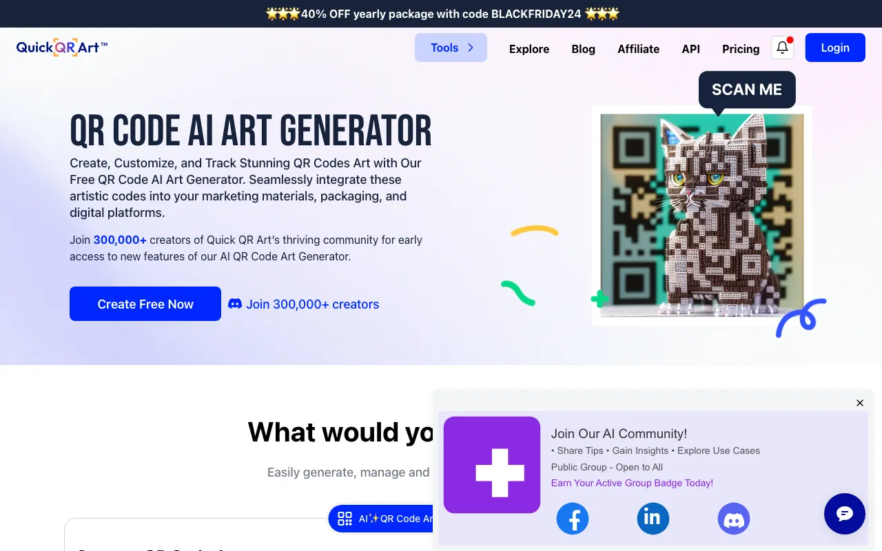 QuickQR Art — preview screenshot
