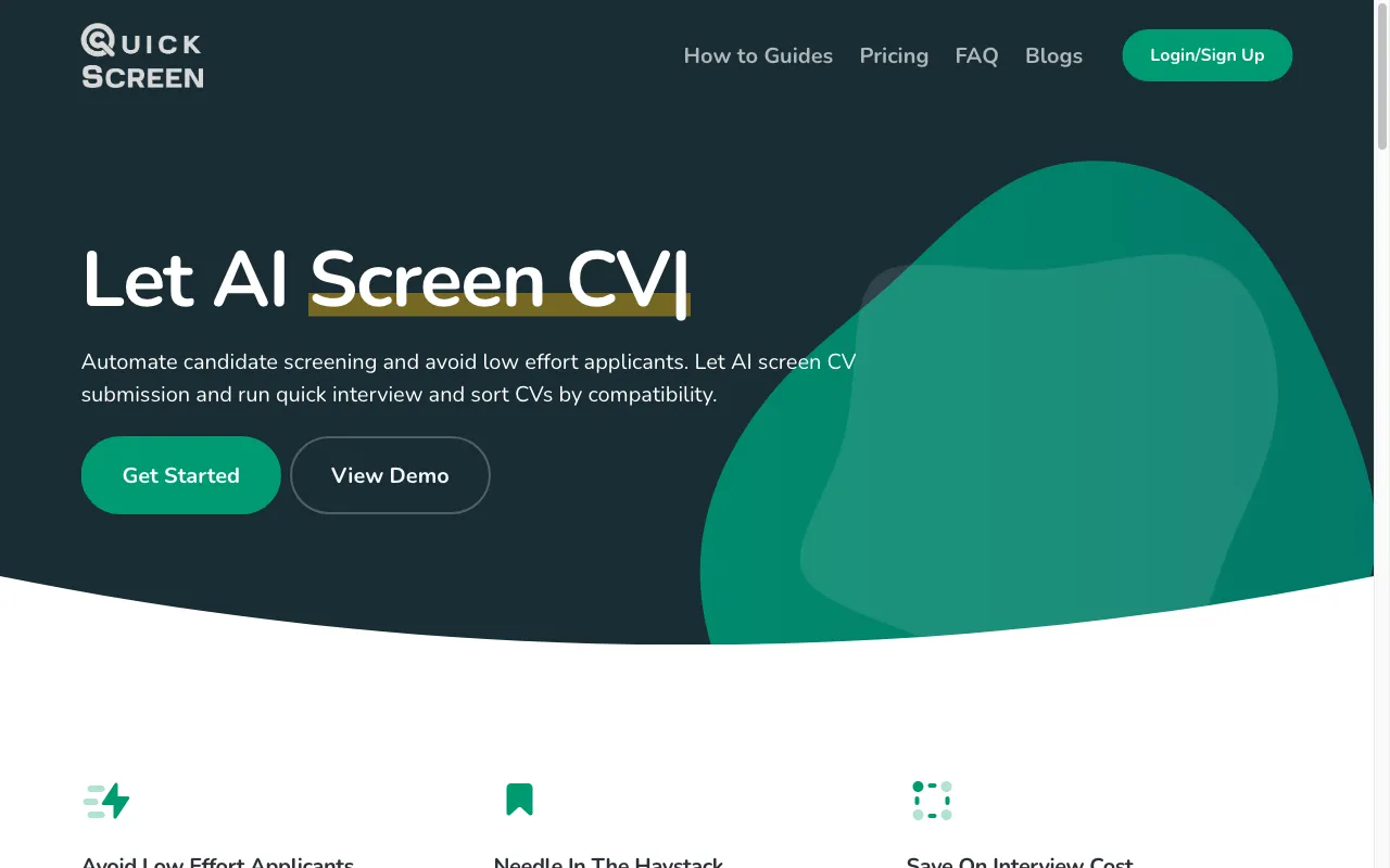 QuickScreen.AI — preview screenshot