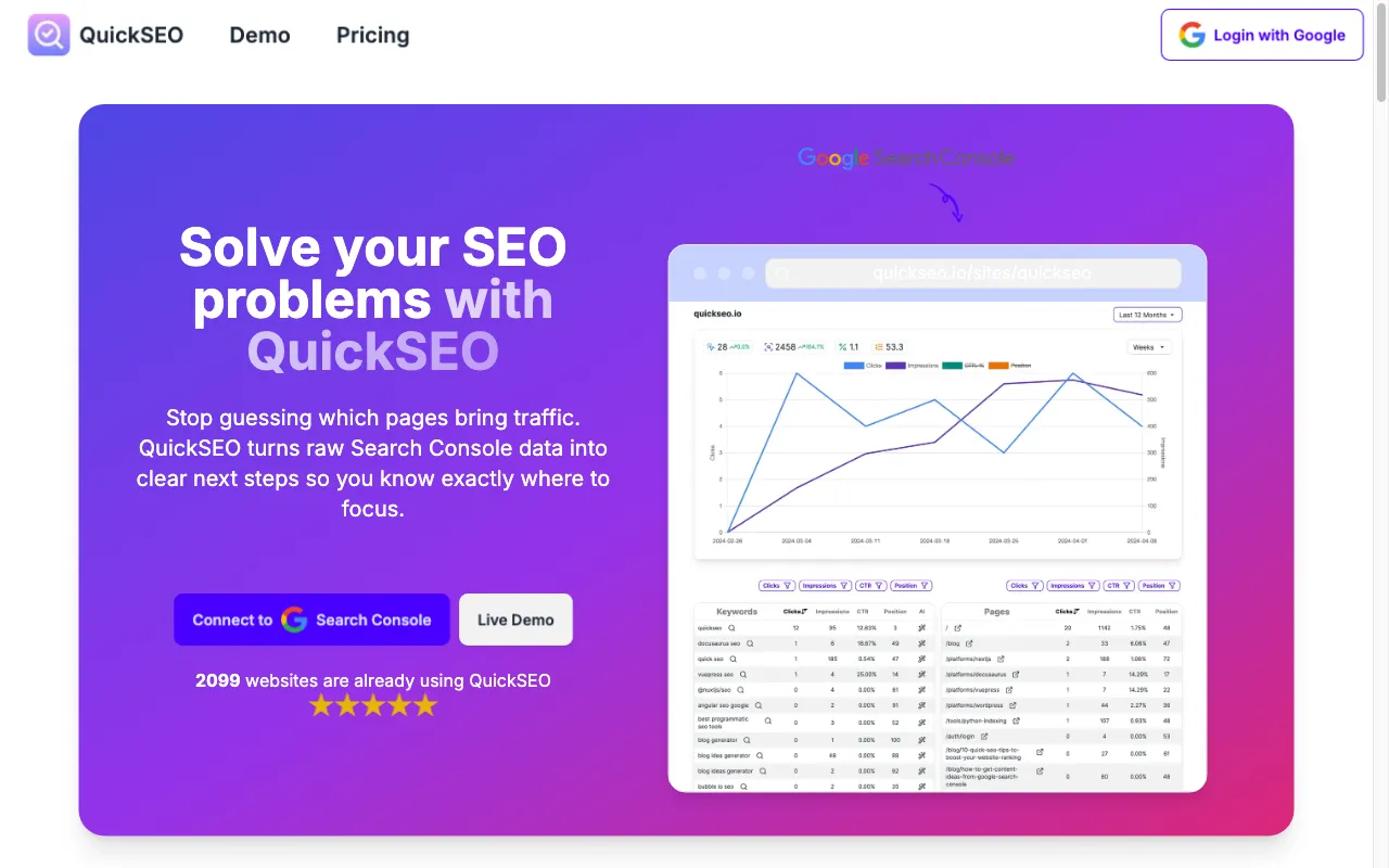 QuickSEO — preview screenshot