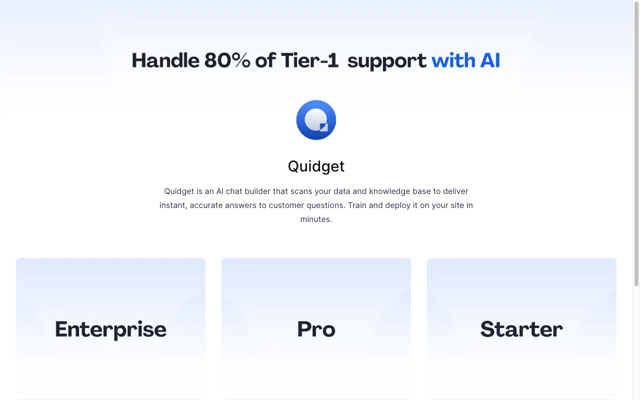 Quidget — preview screenshot