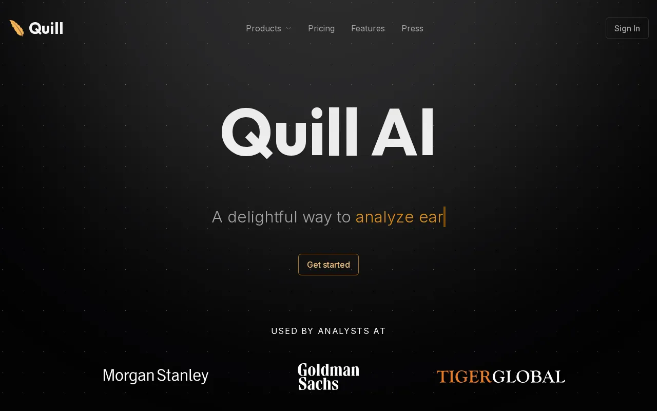 QuillAI — preview screenshot