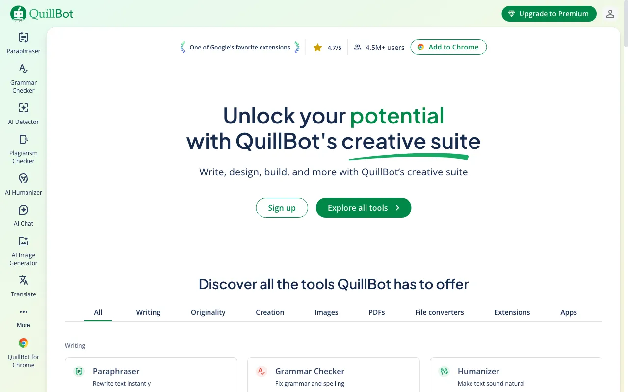Quillbot — preview screenshot