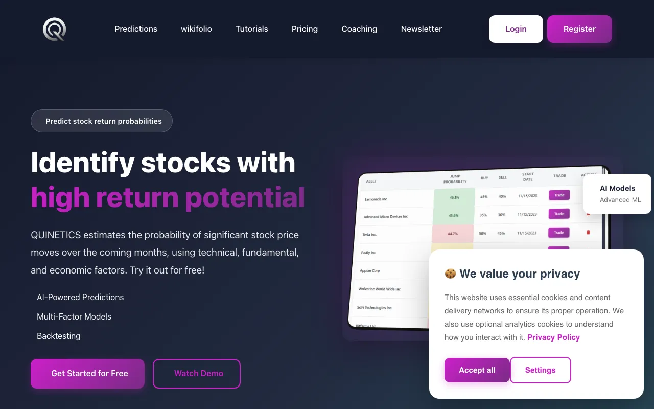 QUINETICS — preview screenshot