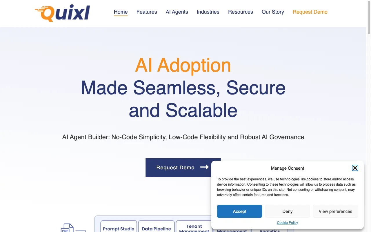 Quixl.ai — preview screenshot