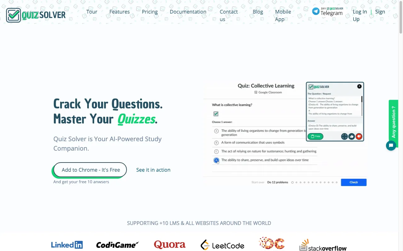 Quiz Solver AI — preview screenshot