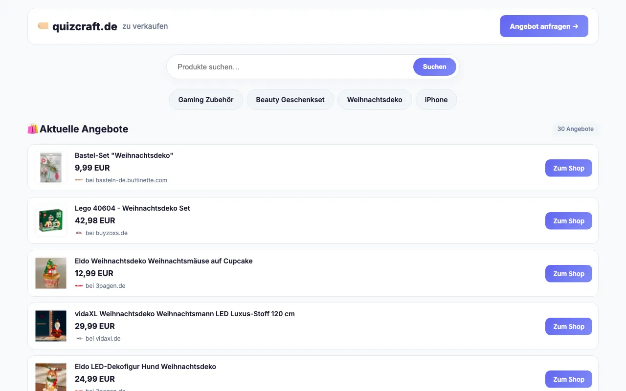 QuizCraft — preview screenshot