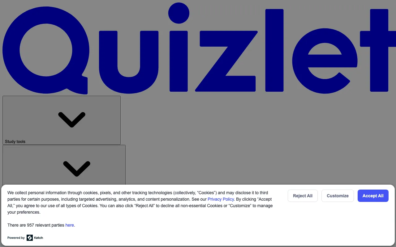Quizlet — preview screenshot