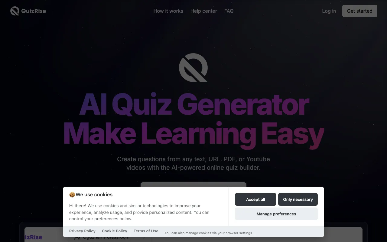 QuizRise — preview screenshot