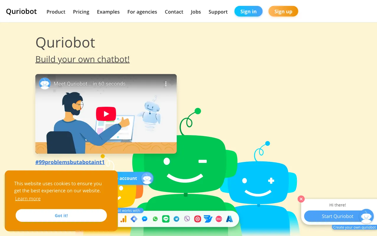 Quriobot — preview screenshot