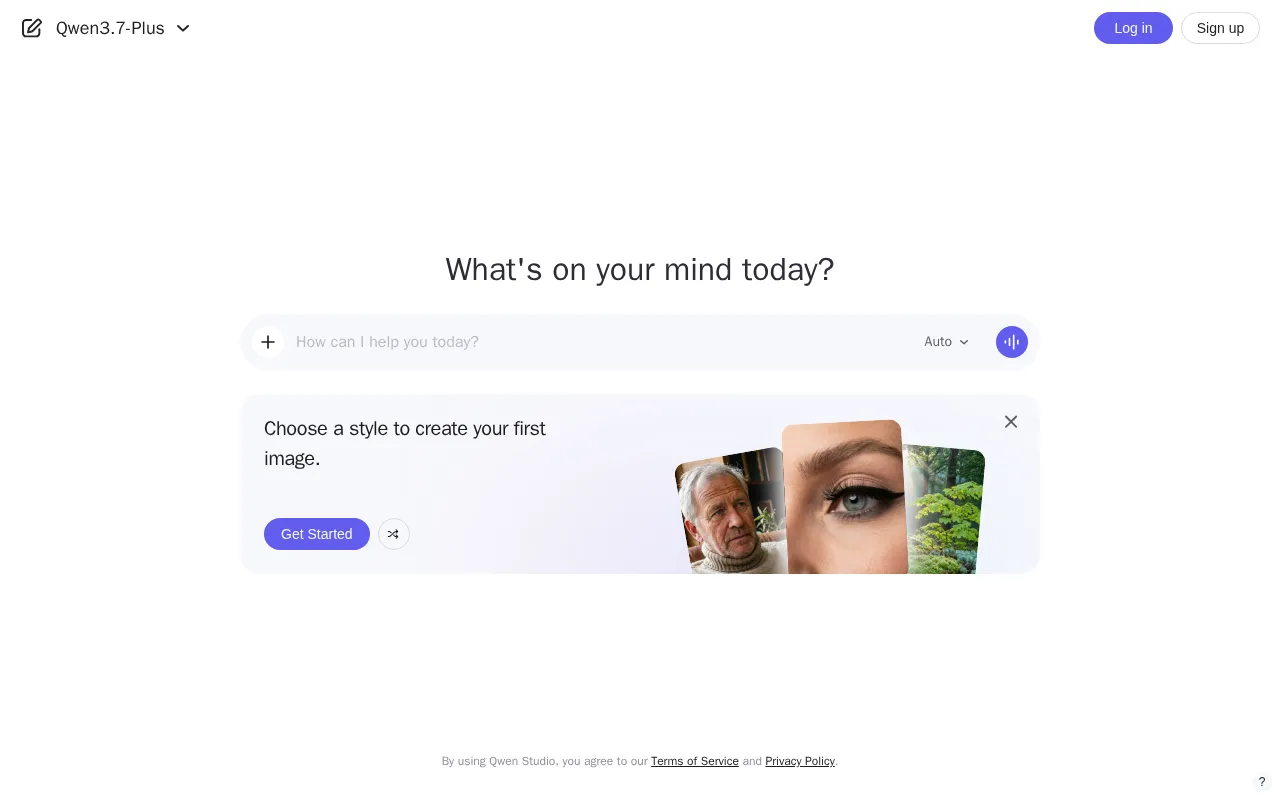 Qwen Chat — preview screenshot