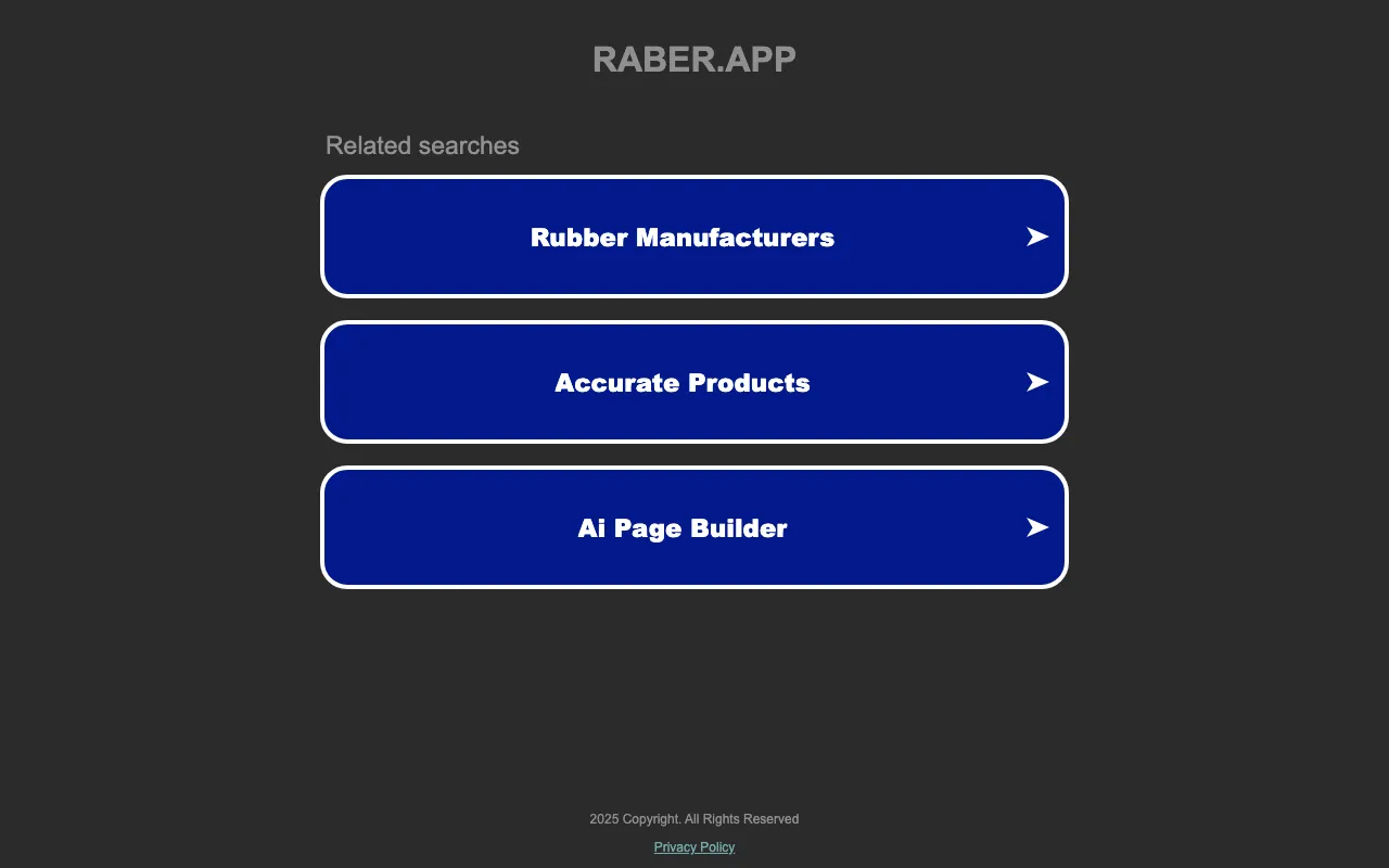 Raber app — preview screenshot