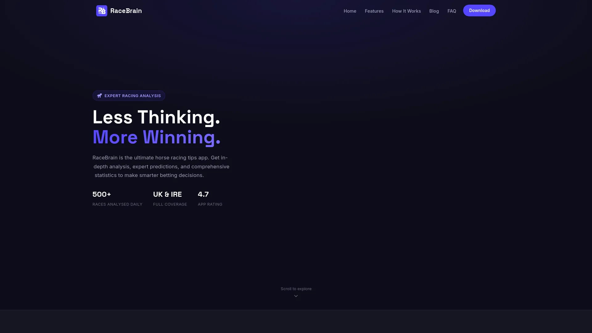 RaceBrain — preview screenshot