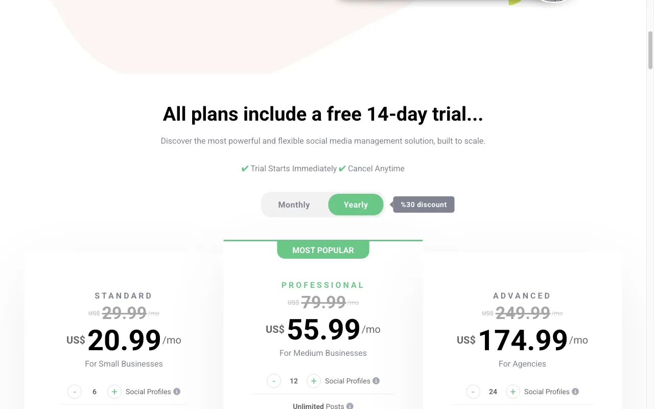 RADAAR — pricing page