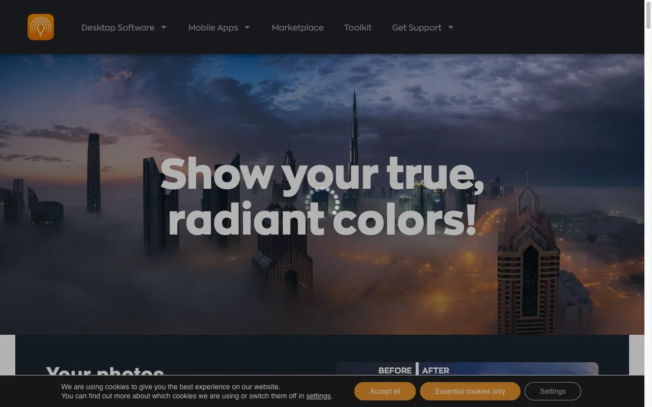Radiant Photo — preview screenshot