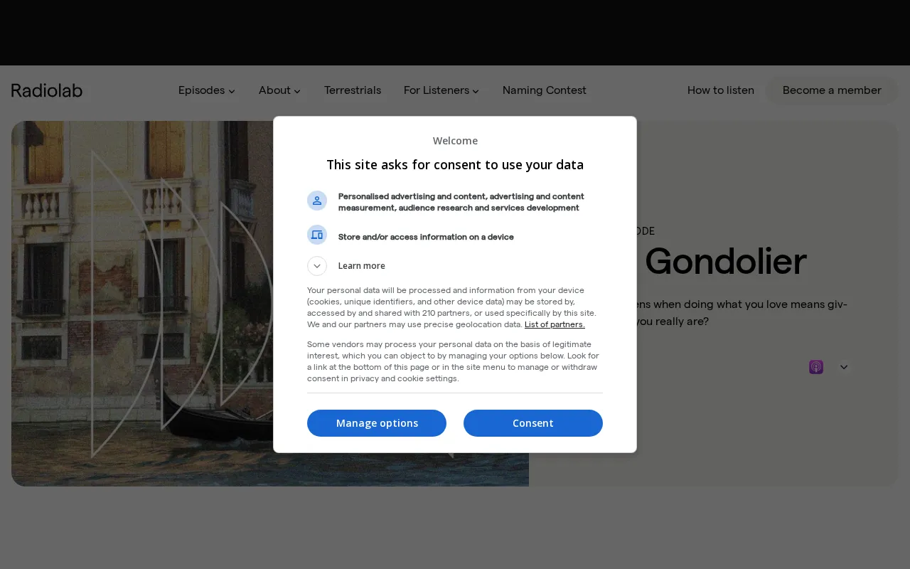 Radiolab — preview screenshot