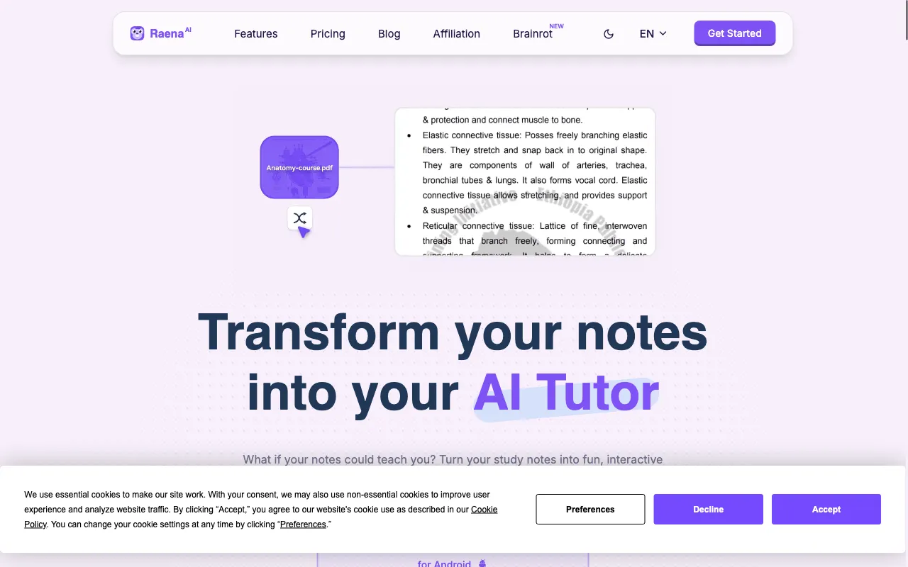 Raena AI — preview screenshot