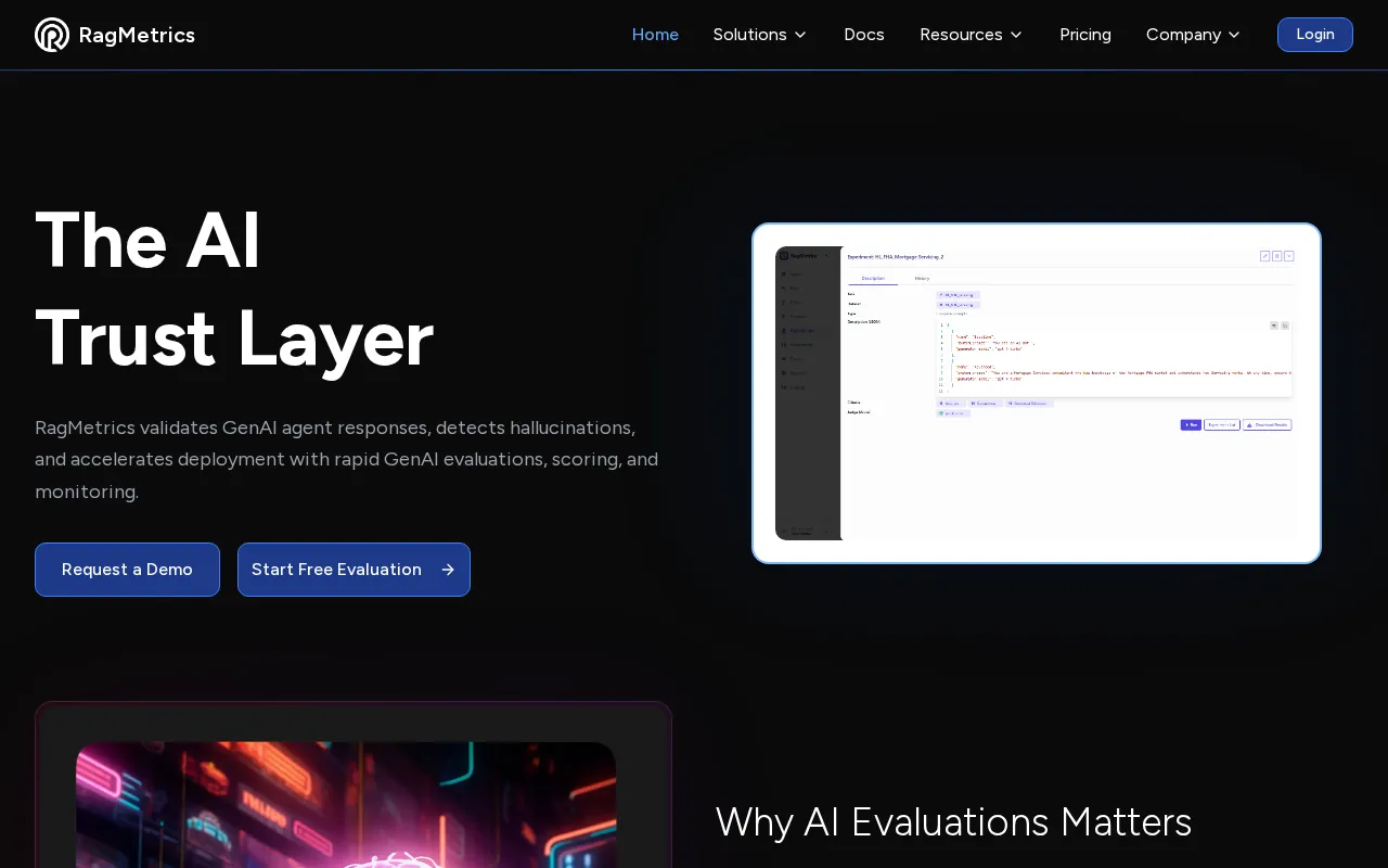 Ragmetrics — preview screenshot