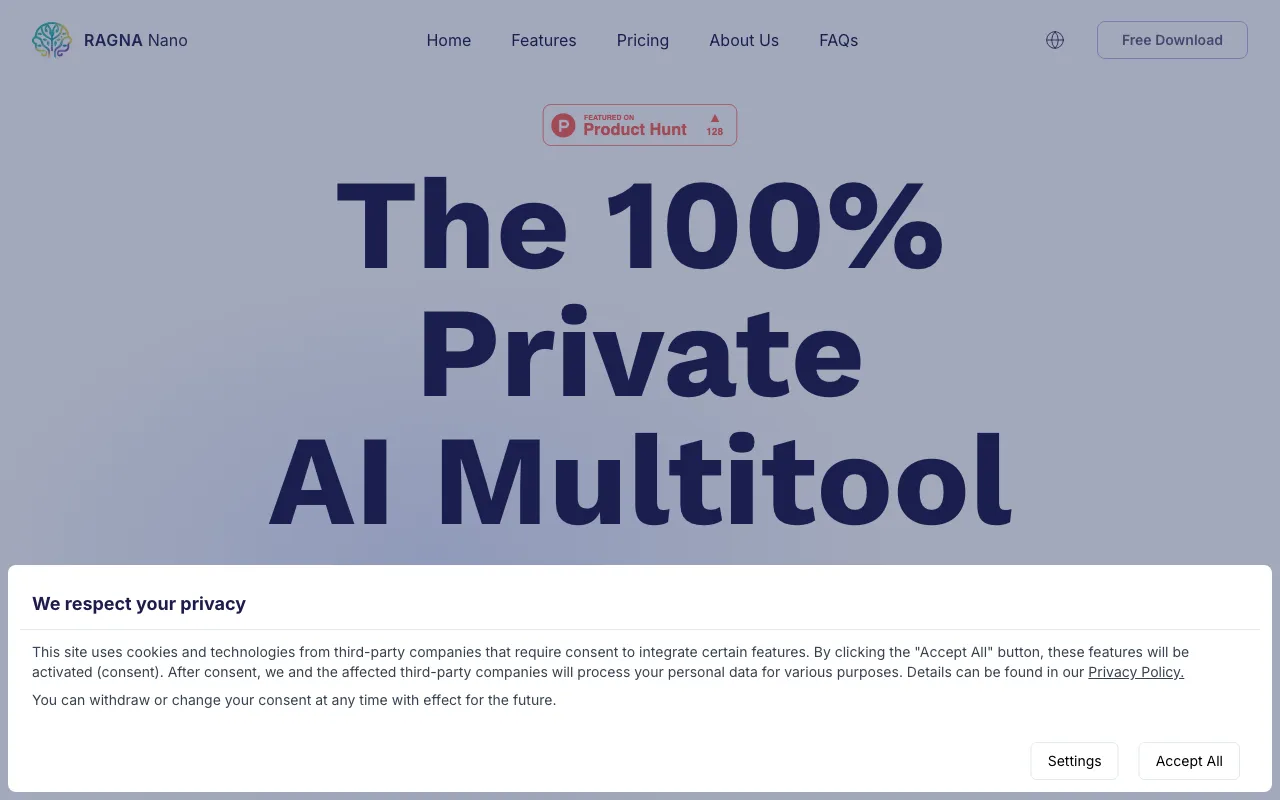 RAGNA Desktop — pricing page