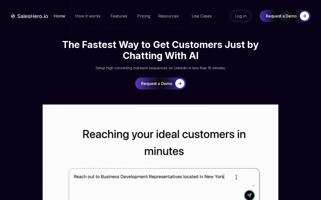 SalesHero.io — preview screenshot
