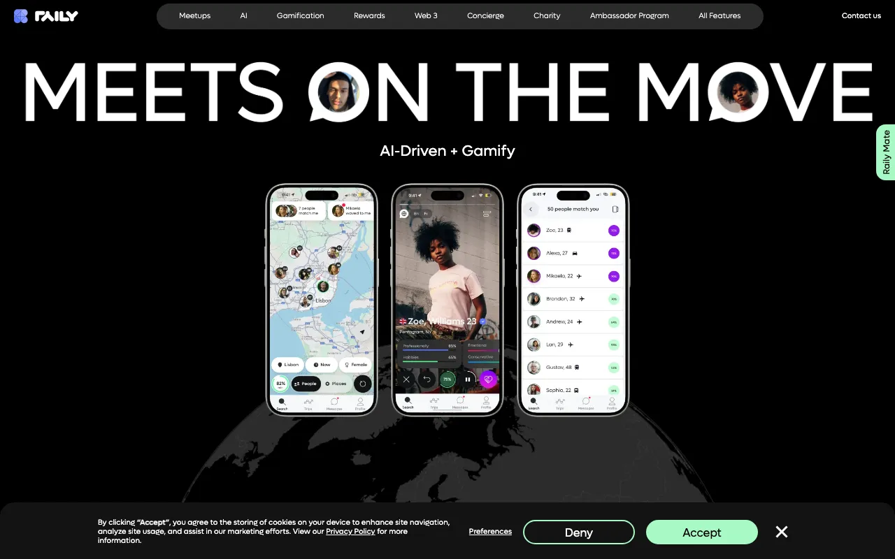 Raily — preview screenshot