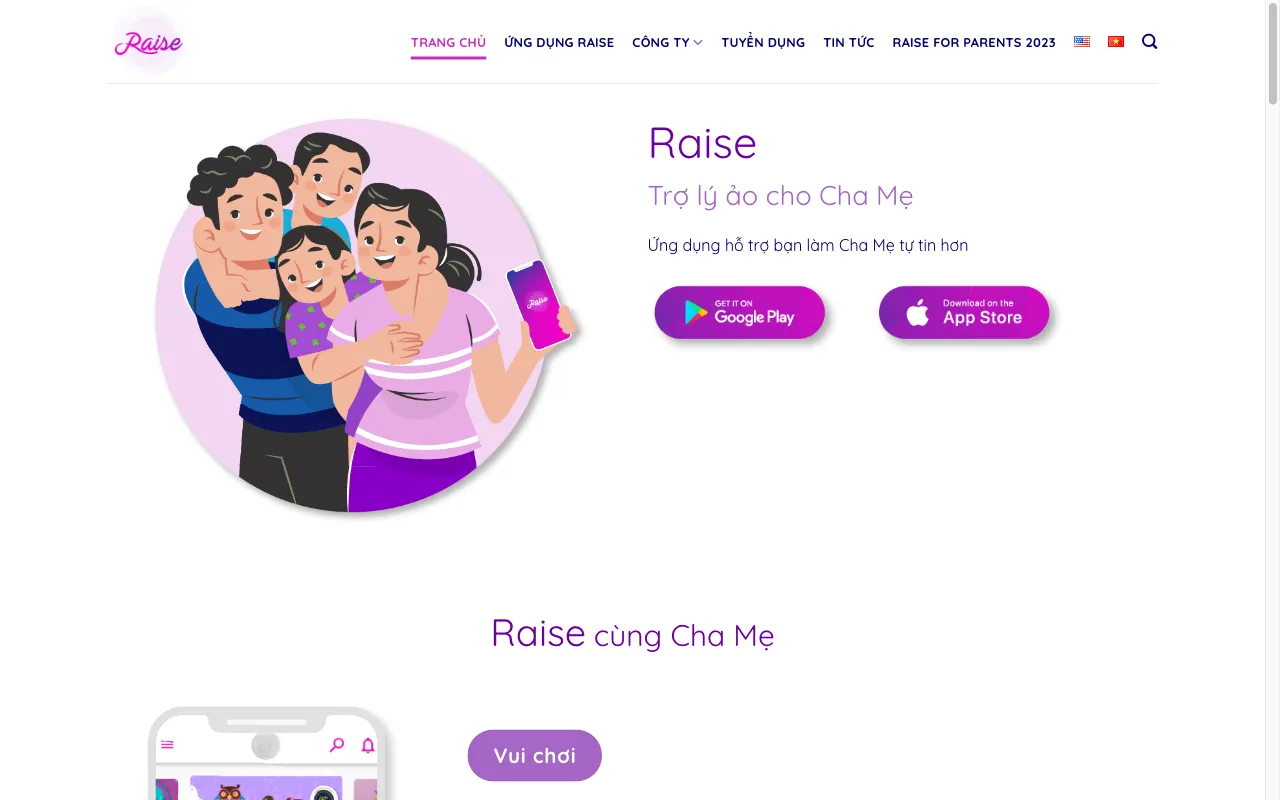 Raise — preview screenshot