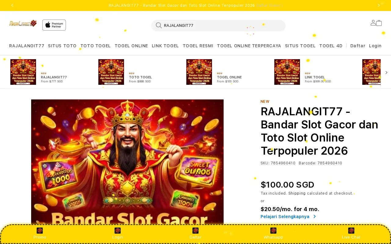 RAJALANGIT77 — pricing page