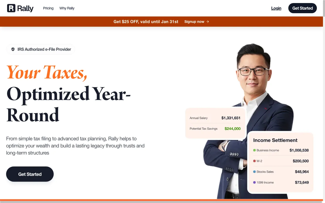 Rally Tax — preview screenshot