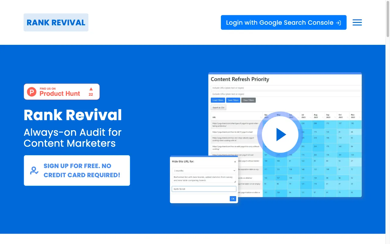 Rank Revival — preview screenshot