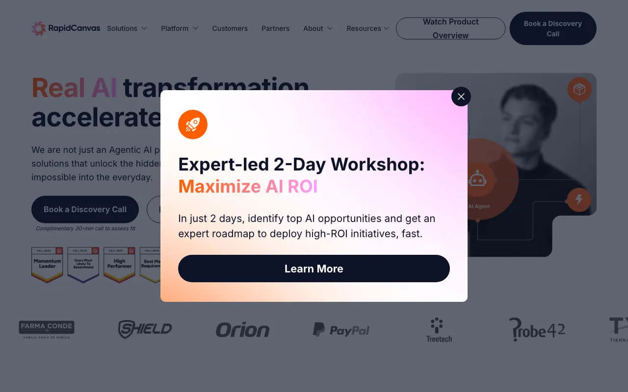 RapidCanvas — preview screenshot