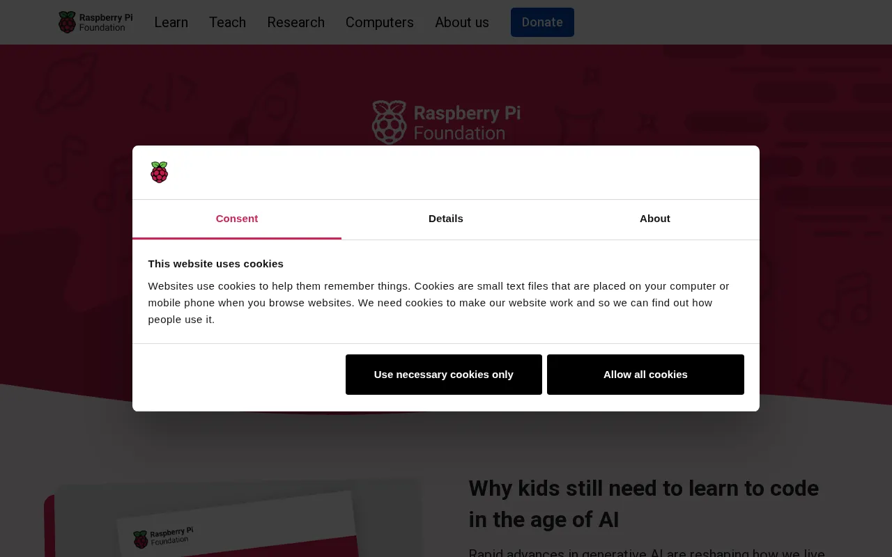 Raspberry Pi — preview screenshot