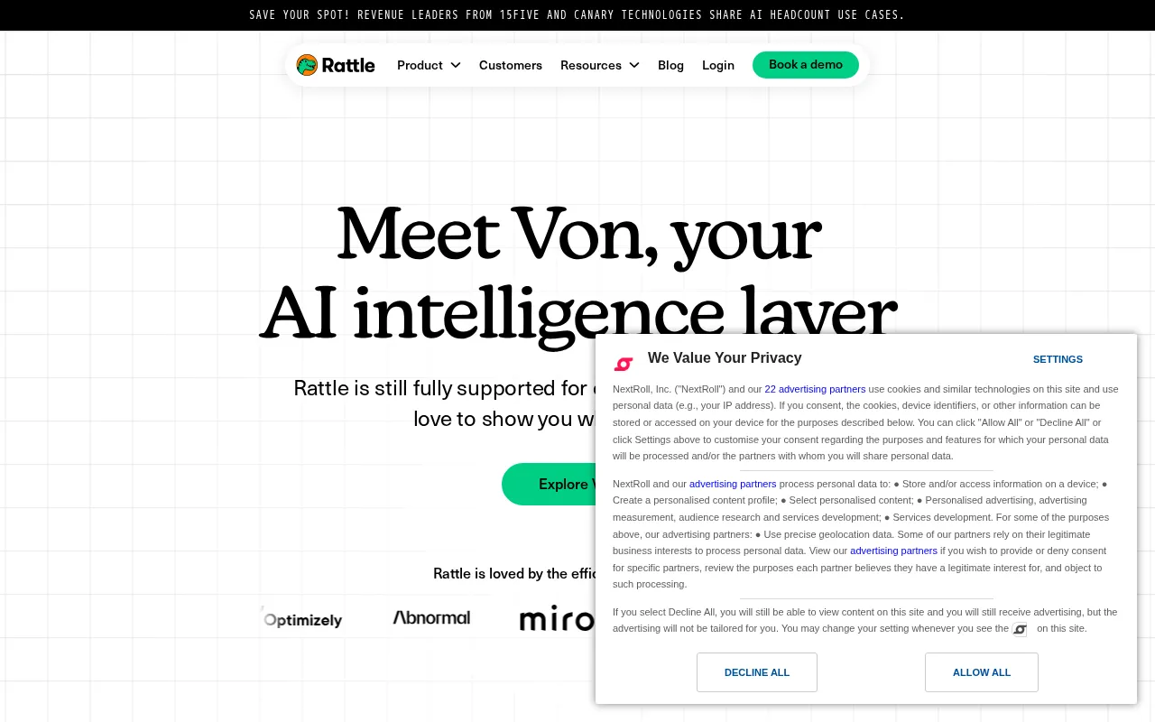 Rattle — preview screenshot