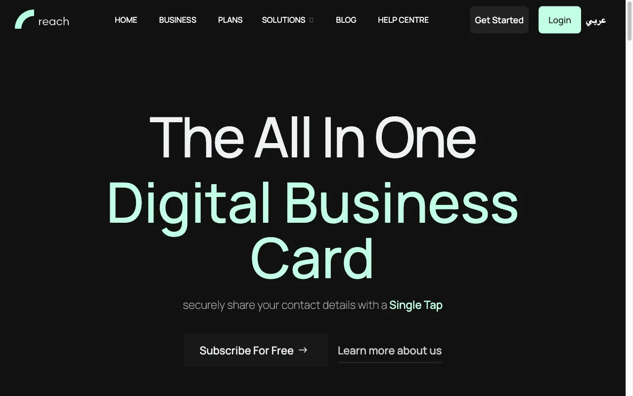 Reach Cards — preview screenshot