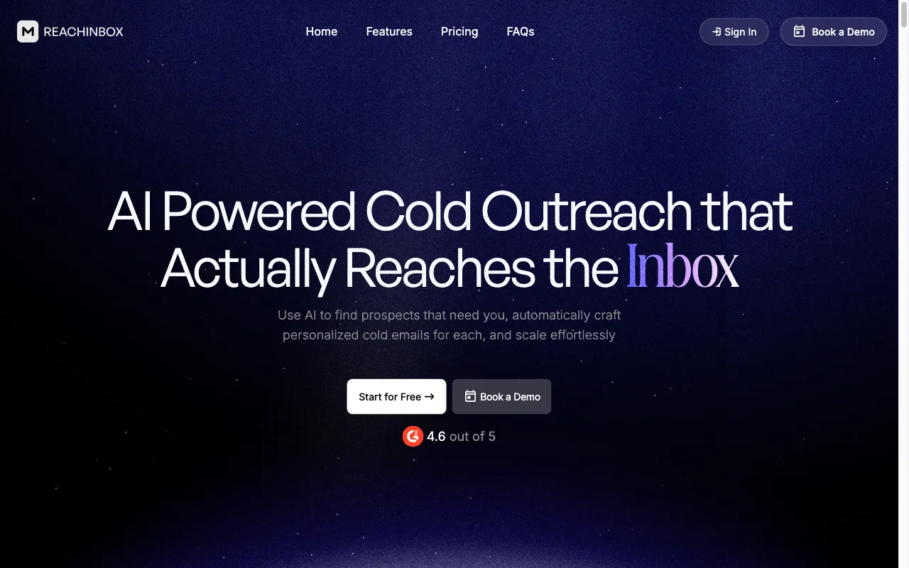 AI Powered Cold Outreach that Actually Reaches the Inbox — preview screenshot
