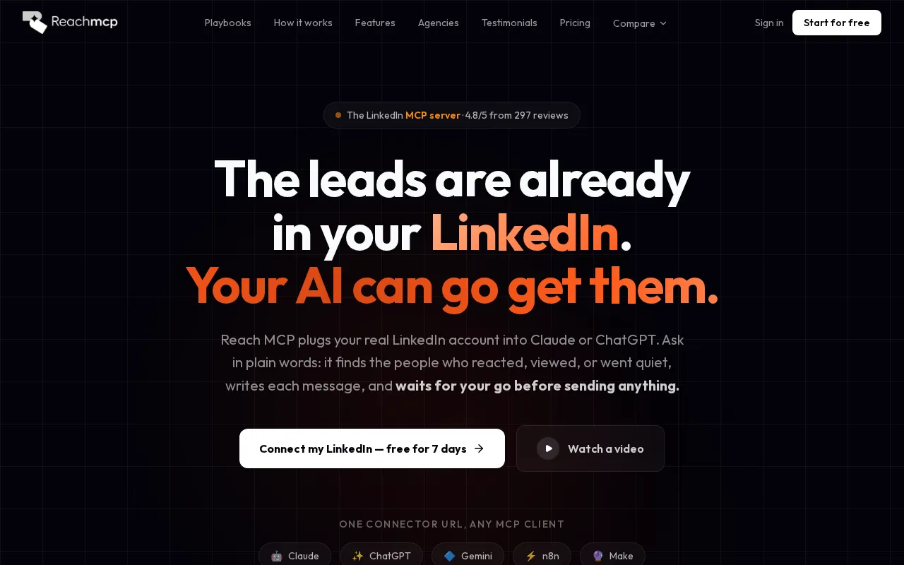 Reachmcp — preview screenshot