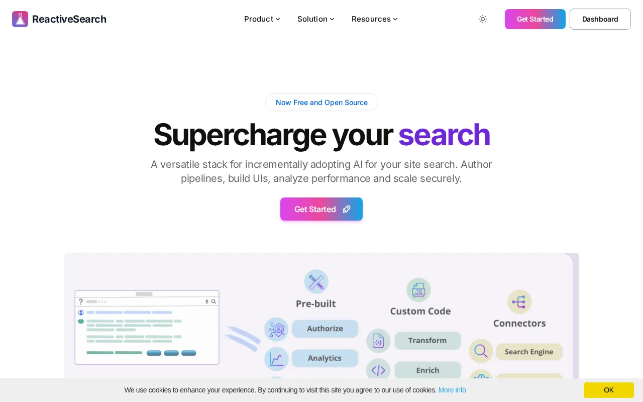 ReactiveSearch — preview screenshot